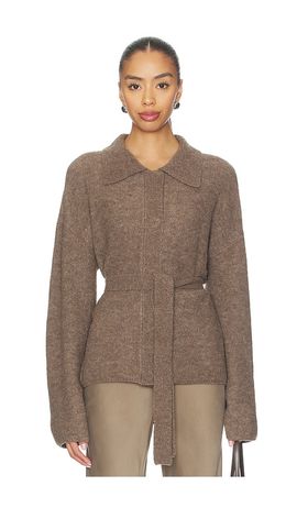 L'Academie L'Academie Jessamy Knit Belted Cardigan