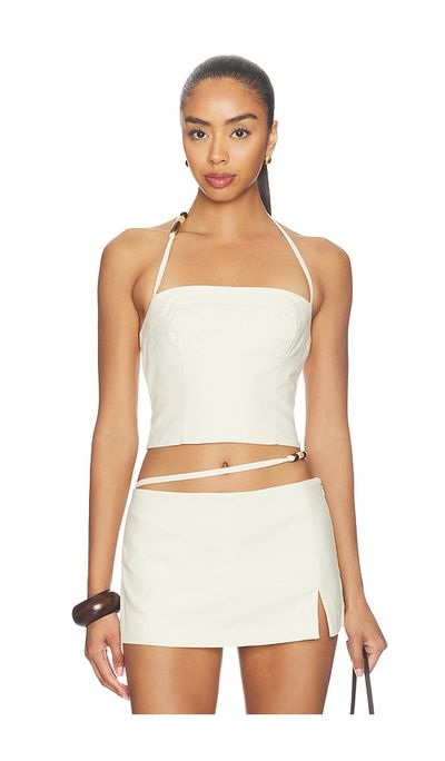 L'Academie L'Academie Kora Linen Top