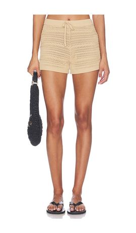 L'Academie L'Academie Kym Openwork Short