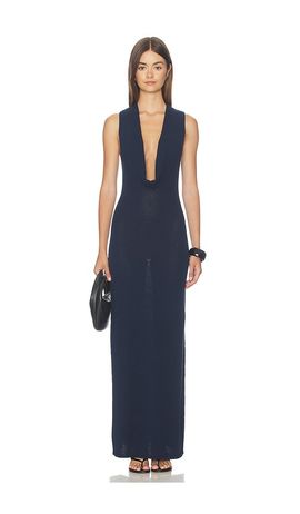 L'Academie L'Academie Mckayla Cowl Maxi Dress