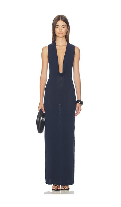 L'Academie L'Academie Mckayla Cowl Maxi Dress