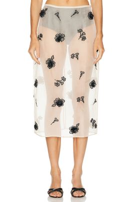 L'Academie L'Academie Minah Midi Skirt