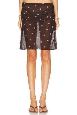 L'Academie L'Academie Ramona Midi Skirt