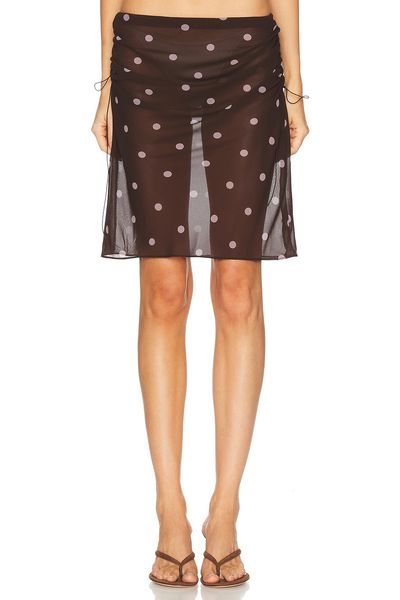 L'Academie L'Academie Ramona Midi Skirt