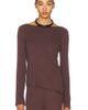 L'Academie L'Academie Sibylla Rib Knit Top - 2