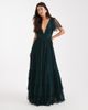 Lace & Beads Lace & Beads Bridesmaid maxi dress in dark green - 1