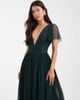 Lace & Beads Lace & Beads Bridesmaid maxi dress in dark green - 4