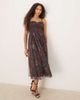 Lace & Beads Lace & Beads corset tulle midaxi dress in blurred plum - 4