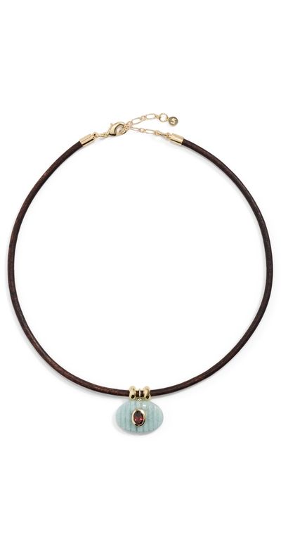 Lacey Ryan Lacey Ryan Aquamarine Horizontal Treasure Necklace Blue One