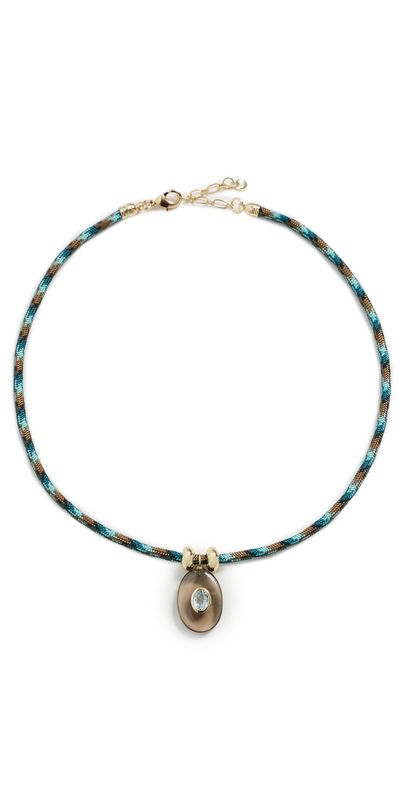 Lacey Ryan Lacey Ryan Jordy Necklace Brown/Blue One