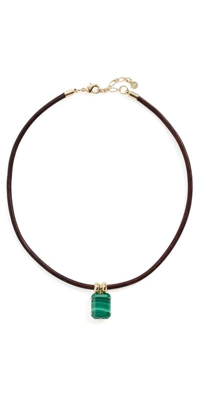 Lacey Ryan Lacey Ryan Malachite Prong Choker Necklace Green One