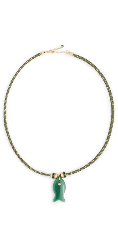Lacey Ryan Lacey Ryan Paracord Fish Necklace Green One