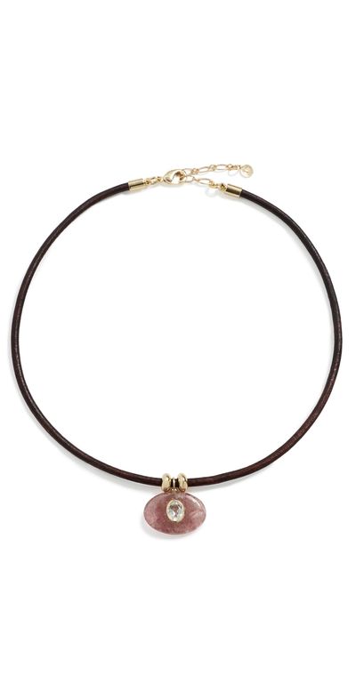 Lacey Ryan Lacey Ryan Strawberry Moonstone Horizon Necklace Red One