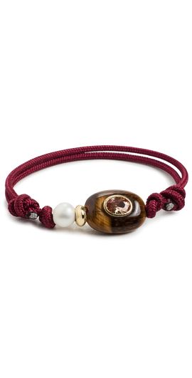 Lacey Ryan Lacey Ryan Tigers Eye Kandi Bracelet Burgandy One