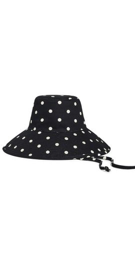 Lack Of Color Lack Of Color Holiday Bucket Hat Polka Dot Black