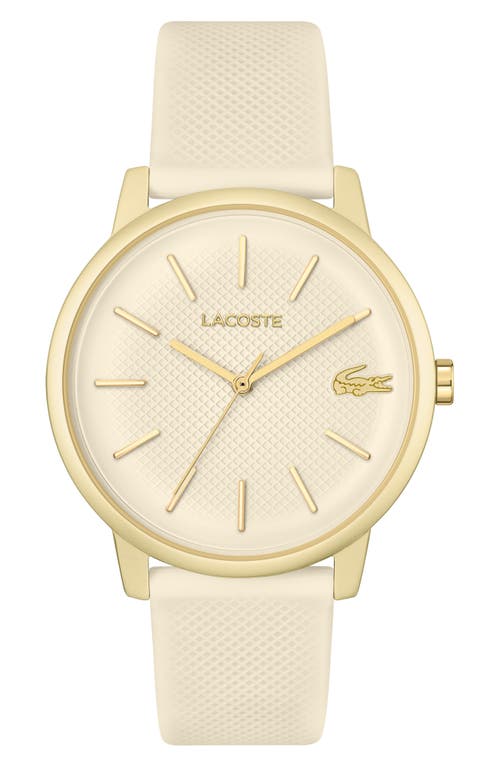 Lacoste Lacoste 12.12 Move Silicone Strap Watch, 42mm