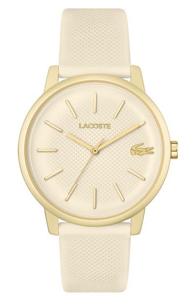 Lacoste Lacoste 12.12 Move Silicone Strap Watch, 42mm