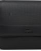 Lacoste Lacoste Black Chantaco Leather Messenger Bag - 1