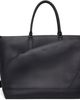 Lacoste Lacoste Black 'Club Lacoste' Grain Leather Weekend Tote - 1