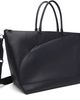 Lacoste Lacoste Black 'Club Lacoste' Grain Leather Weekend Tote - 2