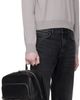 Lacoste Lacoste Black Ossian Leather Backpack - 4