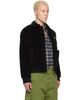 Lacoste Lacoste Black Padded Corduroy Bomber Jacket - 2