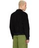 Lacoste Lacoste Black Padded Corduroy Bomber Jacket - 3