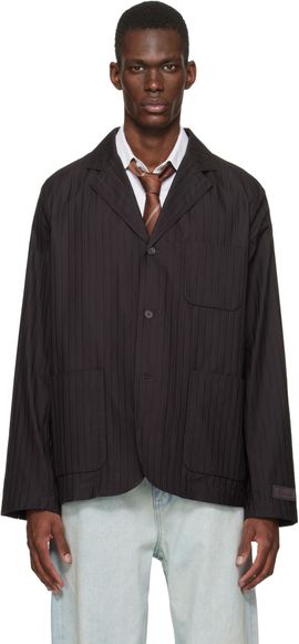 Lacoste Lacoste Brown Elevated Seasonal Blazer