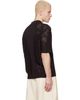 Lacoste Lacoste Brown Lacy Knit Crocodile Shirt - 3