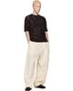 Lacoste Lacoste Brown Relaxed Fit Short Sleeved Sweater Top - 4