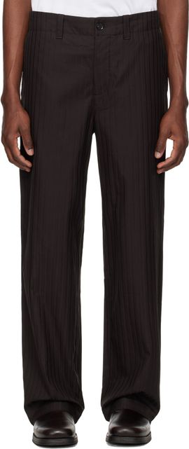 Lacoste Lacoste Brown Twill Trousers