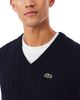 Lacoste Lacoste Cable Knit Cotton Sweater Vest - 4