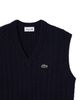 Lacoste Lacoste Cable Knit Cotton Sweater Vest - 6