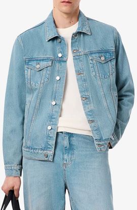 Lacoste Lacoste Crocodile Logo Denim Jacket