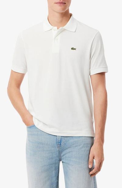 Lacoste Lacoste Essentials Classic Fit Cotton Blend Piqué Polo