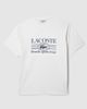 Lacoste Lacoste French Sportswear Graphic Tee in White, Men's at Urban Outfitters - 1