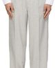 Lacoste Lacoste Gray Relaxed Fit Slub Weave Trousers - 1