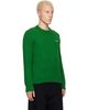 Lacoste Lacoste Green Cable Knit Cotton Sweater - 2