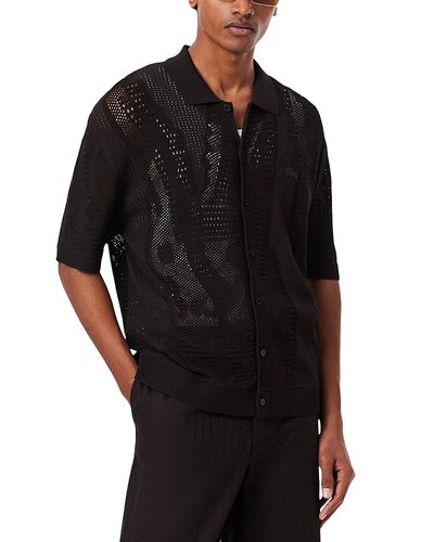 Lacoste Lacoste Mesh Cardigan Shirt