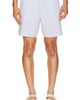 Lacoste Lacoste Mid Length Striped Textured Swim Trunks - 1