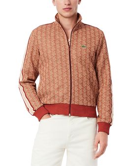 Lacoste Lacoste Monogram Print Zip Front Track Jacket