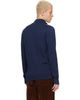 Lacoste Lacoste Navy Zipped High Neck Cotton Sweater - 3