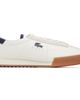 Lacoste Lacoste Off-White & Navy Aura Leather Sneakers - 1