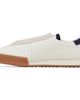 Lacoste Lacoste Off-White & Navy Aura Leather Sneakers - 3