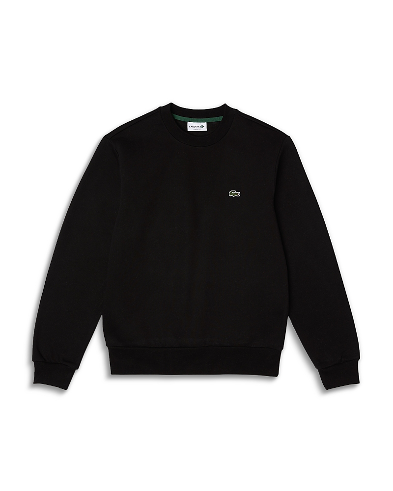 Lacoste Lacoste Organic Cotton Brushed Fleece Classic Fit Crewneck Sweatshirt