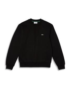 Lacoste Lacoste Organic Cotton Brushed Fleece Classic Fit Crewneck Sweatshirt