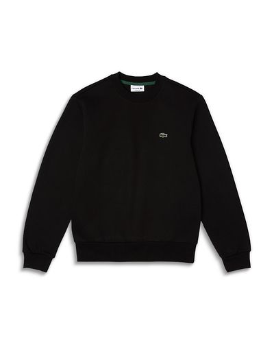Lacoste Lacoste Organic Cotton Brushed Fleece Classic Fit Crewneck Sweatshirt