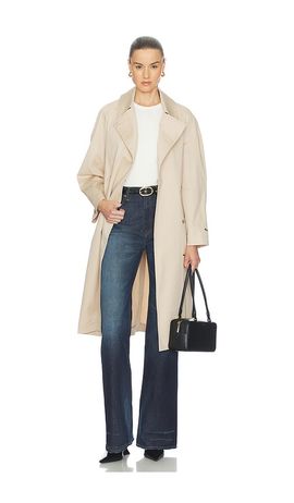 Lacoste Lacoste Oversize Fit Trench