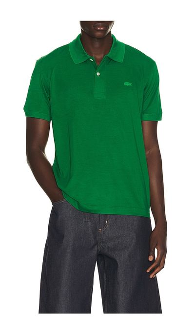 Lacoste Lacoste Runway Classic Fit Silk Pique Polo Shirt