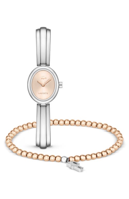 Lacoste Lacoste Suzanne Oval Bracelet Watch Gift Set, 18.5mm x 25mm